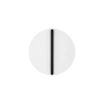NovaLuce NALU fali lámpa fém, fekete, fehér, LED, 28W, 1680lm, 3000K - NL-9580682
