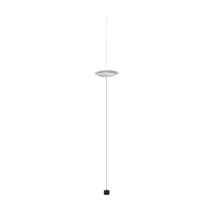 NovaLuce OLOS állólámpa fém, fehér, fekete, króm,  LED Triac, 21W, 3000K, 918 Lm - NL-9580702