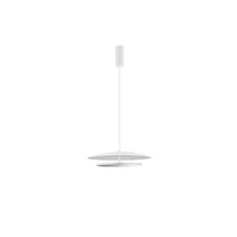 NovaLuce OLOS függeszték fém, fehér, króm,  LED Triac, 37W, 3000K, 1786 Lm - NL-9580703