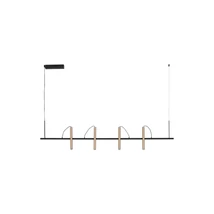 NovaLuce PARTO függeszték fém, fekete, pezsgő, LED, 22W, 3000K, 1112 Lm - NL-9580925