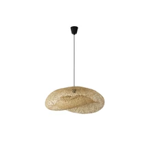 NovaLuce ADALINE függeszték természetes, fekete, sárga, E27 - NL-9586539