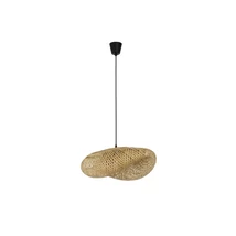 NovaLuce ADALINE függeszték természetes, fekete, sárga, E27 - NL-9586540