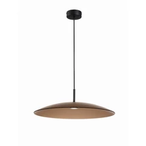 NovaLuce POLIFEMO függeszték fém, üveg, fekete, barna, LED, 17W, 3000K, 1360 Lm - NL-9620141
