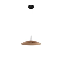 NovaLuce POLIFEMO függeszték fém, üveg, fekete, barna, LED, 12W, 3000K, 1040 Lm - NL-9620145