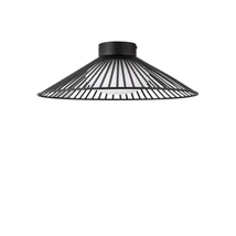 NovaLuce BRUME mennyezet lámpa fém, üveg, fekete, opál, LED, 15W, 3000K, 688 Lm - NL-9620150