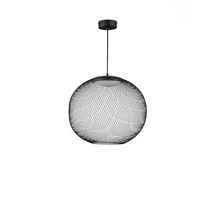 NovaLuce KINETIC függeszték fém, akrill, fekete,fehér, LED, 24W, 3000K, 1080 Lm - NL-9620151