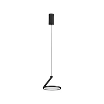 NovaLuce OPI függeszték fém, akrill, fekete, LED, 14W, 3000K, 1085 Lm - NL-9695111