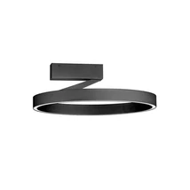 NovaLuce ADALIZ mennyezet lámpa fém, szilikon, fekete, LED, 47W, 2700-4000K, 2062 Lm - NL-9695125
