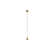 NovaLuce IRMOS függeszték fém, arany, LED, 5W, 371lm, 3000K - NL-9695154