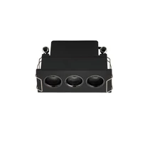 NovaLuce CANON beépíthető szpotlámpa fém, fekete, LED, 6W, 3000K, 310 Lm - NL-9695174