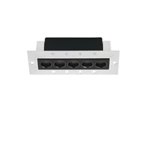 NovaLuce CANON beépíthető szpotlámpa fém, fekete, LED, 8W, 3000K, 401 Lm - NL-9695182