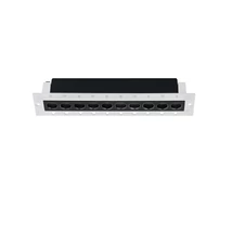 NovaLuce CANON beépíthető szpotlámpa fém, fekete, LED, 14W, 3000K, 806 Lm - NL-9695184