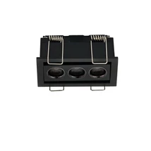 NovaLuce CANON beépíthető szpotlámpa fém, fekete, LED, 6W, 3000K, 310 Lm - NL-9695186
