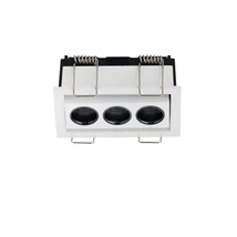 NovaLuce CANON beépíthető szpotlámpa fém, fehér, LED, 6W, 3000K, 310 Lm - NL-9695187