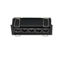 NovaLuce CANON beépíthető szpotlámpa fém, fekete, LED, 8W, 3000K, 401 Lm - NL-9695188