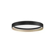 NovaLuce LUMIA mennyezet lámpa fém, szilikon, fekete, pezsgőszín, LED, 59W, 2700-4000K, 2722 Lm - NL-9695195