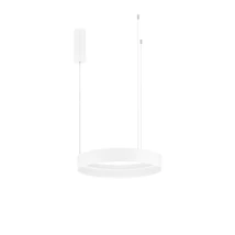 NovaLuce LUMIA függeszték fém, szilikon, fehér, LED, 39W, 27000-4000K, 1521 Lm - NL-9695196