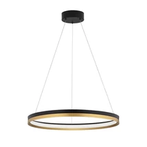 NovaLuce MR JOHN függeszték fém, akril, fekete, arany, LED, 3000K, 33W, 4580lm - NL-9695238