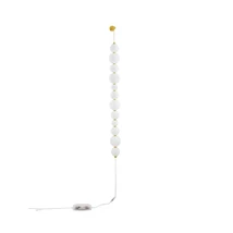 NovaLuce FLEA fali lámpa fém, üveg, arany, fehér, LED, 3000K, 41W, 3955lm - NL-9695244
