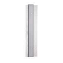 NovaLuce PAULINE fali lámpa fém, üveg, ezüst, áttetsző, LED, 3000K, 15W, 1187lm - NL-9695265