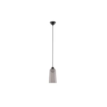 NovaLuce DIONE függeszték fém, üveg, fekete, füstszín, LED, 5W, 205lm, 3000K - NL-9695270