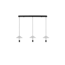 NovaLuce ANAFI függeszték fém, akrill, fekete, LED, 24W, 3000K, 1185 Lm - NL-9695277