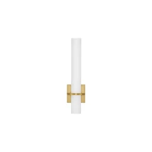 NovaLuce LUCA fürdőszobai fali lámpa fém, üveg, arany, fehér, LED, 15W, 1337lm, 4000K, IP44 - NL-9695338