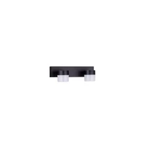 NovaLuce TEKO  fürdőszobai fali lámpa fém, műanyag, fekete, fehér, LED, 11W, 3000K, 895 Lm, IP44 - NL-9701622