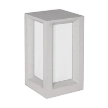 NovaLuce Castro kültéri állólámpa beton, műanyag, fehér, E27, IP65 - NL-9739352