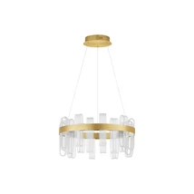 NovaLuce ARGO függeszték fém, akrill, arany, áttetsző, LED, 3000K, 81W, 3120lm - NL-9756714