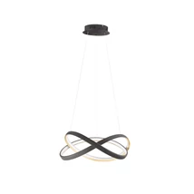 NovaLuce ODREY függeszték fém, fekete, LED, 2700K-3500K-5000K, 40W, 2033lm - NL-9756717