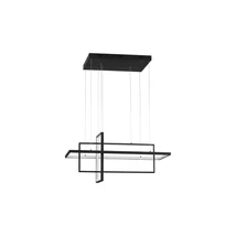 NovaLuce CLEA függeszték fém, fekete, LED, 2700K-5000K, 59W, 2129lm - NL-9756719