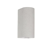 NovaLuce Lido kültéri fali lámpa beton, üveg, fehér, 2xGU10, IP65 - NL-9790521