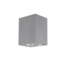 NovaLuce Fuento kültéri fali lámpa beton, üveg, szürke, GU10, IP65 - NL-9790542