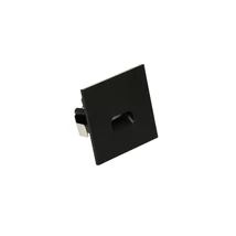 NovaLuce ATRIUM beépíthető szpotlámpa fém, fekete, LED, 3W, 2700K, 28 Lm - NL-9844038