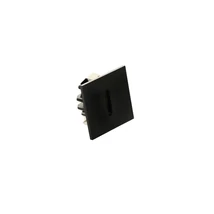 NovaLuce ATRIUM beépíthető szpotlámpa fém, fekete, LED, 3W, 2700K, 33 Lm - NL-9844042