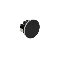 NovaLuce ATRIUM beépíthető szpotlámpa fém, fekete, LED, 3W, 2700K, 20 Lm - NL-9844048