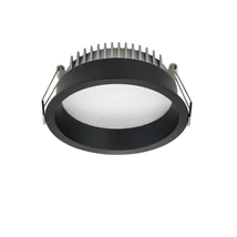 NovaLuce FATI beépíthető szpotlámpa fém, fekete, LED, 14W, 3000K, 1212 Lm - NL-9844064