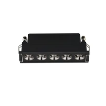 NovaLuce GONO beépíthető szpotlámpa fém, fekete, LED, 11W, 3000K, 541 Lm - NL-9844085