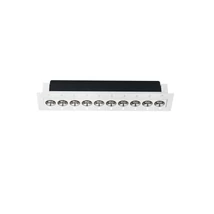 NovaLuce GONO beépíthető szpotlámpa fém, fehér, LED, 15W, 3000K, 818 Lm - NL-9844090