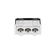 NovaLuce GONO beépíthető szpotlámpa fém, fehér, LED, 6W, 3000K, 292 Lm - NL-9844091