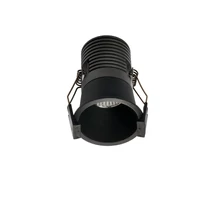 NovaLuce GLYCE beépíthető szpotlámpa fém, fekete, LED, 12W, 4000K, 738 Lm - NL-9844155