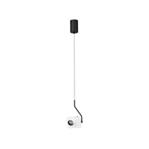 NovaLuce KEDROS függeszték fém, fehér, fekete, LED, 9W, 3000K, 717 Lm - NL-9870031
