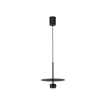 NovaLuce EDEM függeszték fém, fekete, LED, 8W, 3000K, 590 Lm - NL-9870043