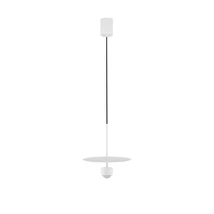 NovaLuce EDEM függeszték fém, fehér, LED, 8W, 3000K, 590 Lm - NL-9870044