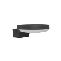 NovaLuce Enzi kültéri fali lámpa fém, műanyag, szürke, LED, 3000K, 17W, 1050lm, IP54 - NL-9936101