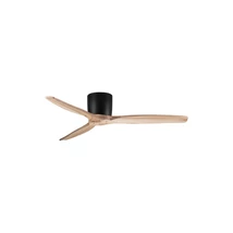 NovaLuce NINEMIA ventiláror fém, fekete, barna - NL-9952370