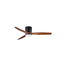 NovaLuce ALOA ventiláror fém, akrill, fekete, barna, fehér, LED, 18W, 3000-4000-6500K, 2190 Lm - NL-9952374