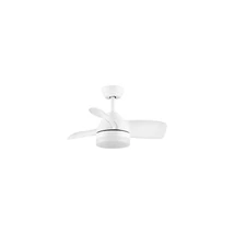 NovaLuce NERINA ventilátoros mennyezet lámpa fém, műanyag, fehér, áttetsző, LED, 18W, 3000-4000-6500K, 2190 Lm - NL-9952379