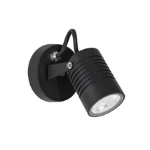NovaLuce Fend kültéri fali lámpa fém, üveg, fekete, LED, 3000K, 9W, 742lm, IP65 - NL-9971452